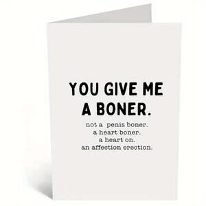 Valentine's Day or Anniversary Funny Card - 5" x 7"